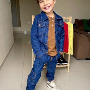 Jaqueta Jeans Masculina - Infatil/juvenil