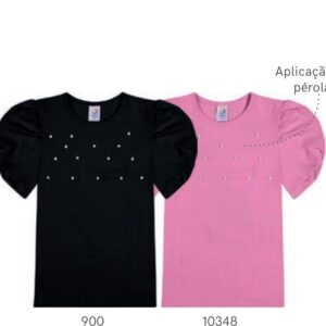 Blusa Infantil - Detalhes em Pérolas